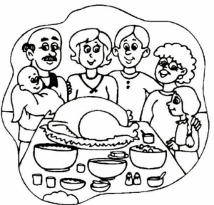 Disegno di membro della famiglia da stampare e colorare 23