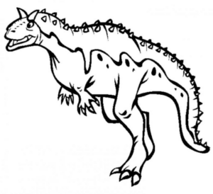 Disegno di Tirannosauro da stampare e colorare 60