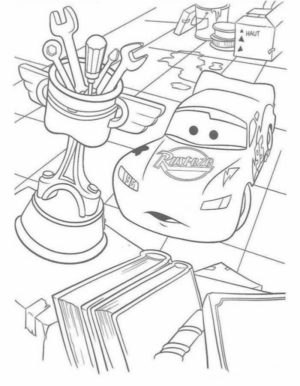 Disegno di Cars da stampare e colorare 256