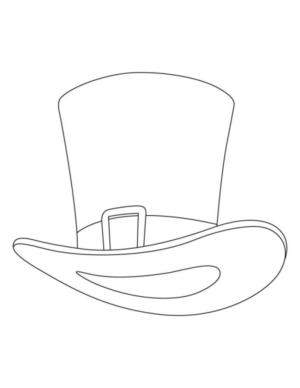 Disegno di cappello da stampare e colorare 30