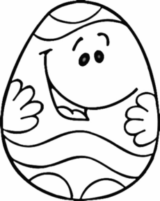 Disegno di uovo di Pasqua da stampare e colorare 24 Disegno di uovo di Pasqua da stampare e colorare 24