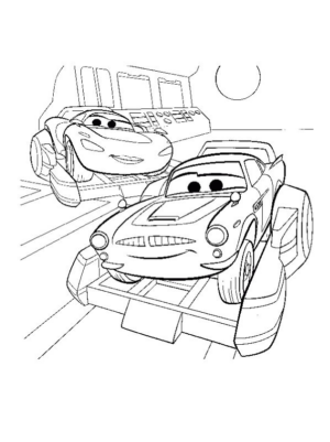 Disegno di Cars da stampare e colorare 157