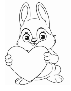 Disegno di San Valentino da stampare e colorare 60