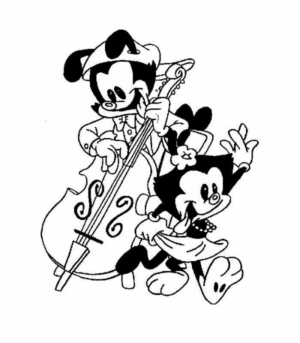 Disegno di Animaniacs da stampare e colorare 4
