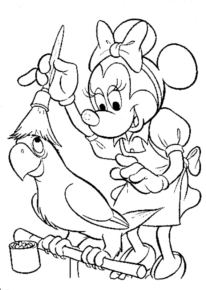 Disegno di Minni da stampare e colorare 66