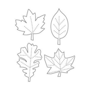 Disegno di foglia da stampare e colorare 57