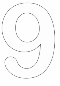 Disegno di numero da stampare e colorare 62