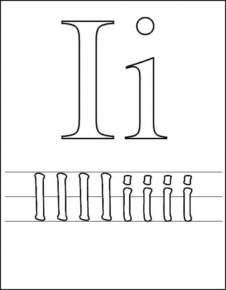 Disegno di lettera dell’alfabeto da stampare e colorare 216
