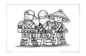 Disegno di Ninja Go da stampare e colorare 26