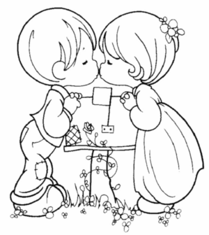 Disegno di San Valentino da stampare e colorare 22 Disegno di San Valentino da stampare e colorare 22