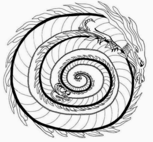 Disegno di dragone da stampare e colorare 1