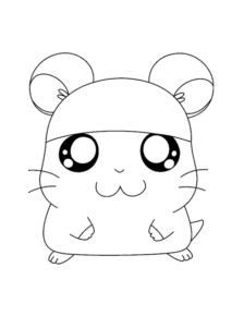 Disegno di Hamtaro da stampare e colorare 8