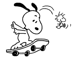 Disegno di Snoopy da stampare e colorare 36