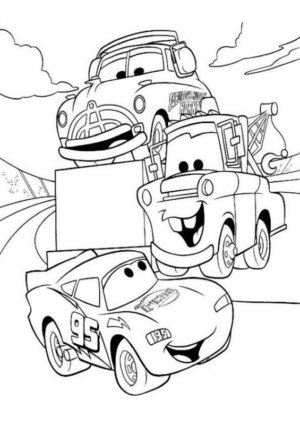 Disegno di Cars da stampare e colorare 79