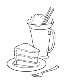 Disegno di dolce da stampare e colorare 35
