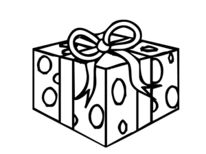 Disegno di regalo da stampare e colorare 12