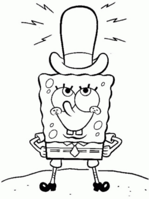 Disegno di Spongebob da stampare e colorare 45