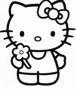 Disegno di Hello Kitty da stampare e colorare 16