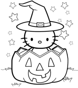 Disegno di Hello Kitty da stampare e colorare 110