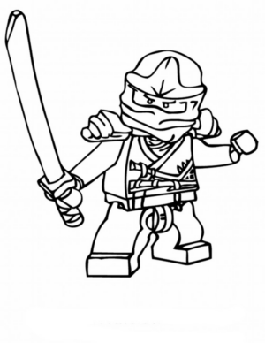 Disegno di Ninja Go da stampare e colorare 44
