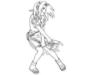 Disegno di Naruto da stampare e colorare 44