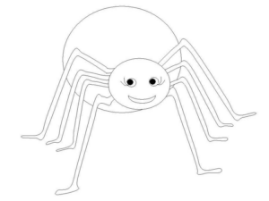 Disegno di ragno da stampare e colorare 87