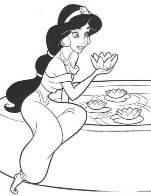 Disegno di Aladdin da stampare e colorare 119