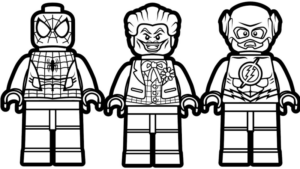 Disegno di LEGO Justice League da stampare e colorare 8