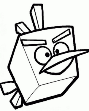Disegno di Angry birds da stampare e colorare 5