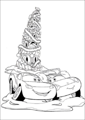 Disegno di Cars da stampare e colorare 125