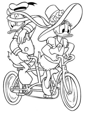 Disegno di Paperino da stampare e colorare 45