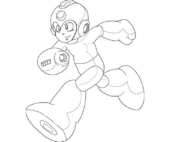 Disegni di Mega Man da colorare