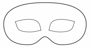 Disegno di maschera da stampare e colorare 110