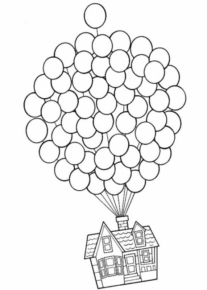 Disegno di palloncino da stampare e colorare 54
