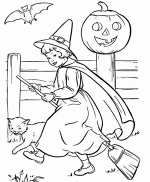 Disegno di bambino ad Halloween da stampare e colorare 30 Disegno di bambino ad Halloween da stampare e colorare 30