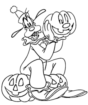 Disegno di Pippo da stampare e colorare 7
