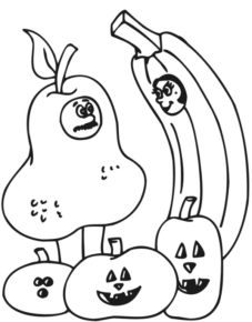 Disegno di zucca di Halloween da stampare e colorare 53