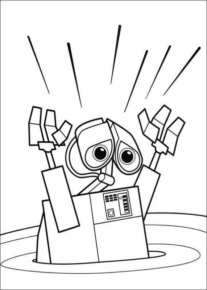 Disegno di Wall-E da stampare e colorare 48