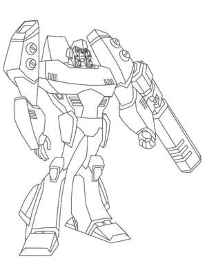 Disegno di Transformers da stampare e colorare 5