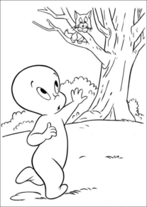 Disegno di Casper da stampare e colorare 22