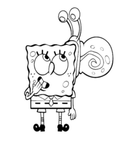 Disegno di Spongebob da stampare e colorare 59