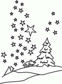 Disegno di albero di Natale da stampare e colorare 99