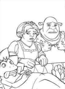 Disegno di Shrek da stampare e colorare 11