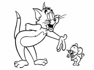 Disegno di Tom e Jerry da stampare e colorare 52