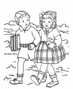 Disegno di bambino da stampare e colorare 112