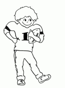 Disegno di football americano da stampare e colorare 59