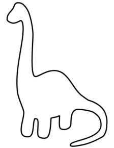 Disegno di Brachiosauro da stampare e colorare 26