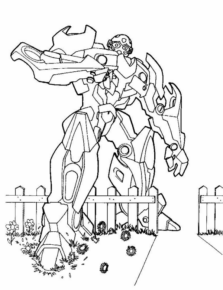 Disegno di Transformers da stampare e colorare 81
