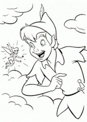 Disegno di Peter Pan da stampare e colorare 118