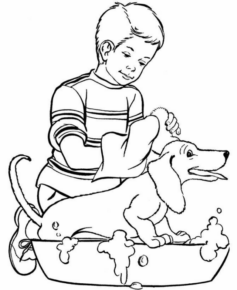 Disegno di bambino da stampare e colorare 248
